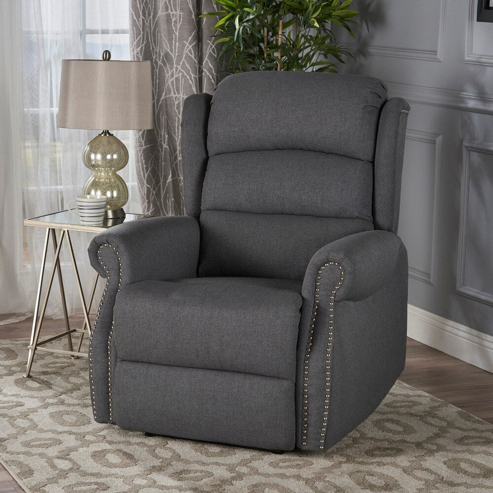 Dezzie Fabric Power Recliner by Christopher Knight Home