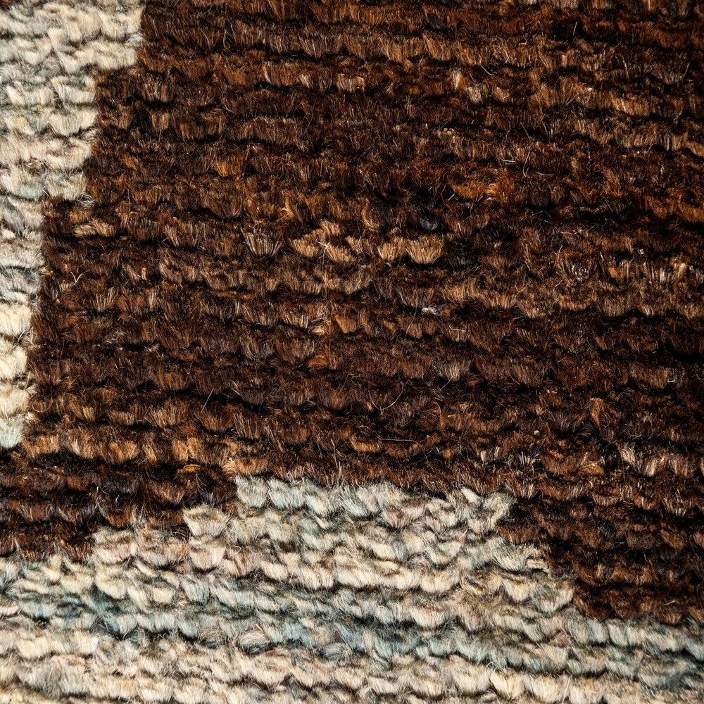 Overton Moroccan, One-of-a-Kind Hand-Knotted Area Rug - Brown, 4' 10" x 8' 0" - 4'10" x 8'