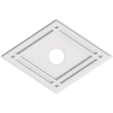 Diamond Architectural Grade PVC Contemporary Ceiling Medallion