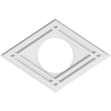 Diamond Architectural Grade PVC Contemporary Ceiling Medallion