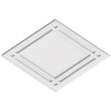 Diamond Architectural Grade PVC Contemporary Ceiling Medallion