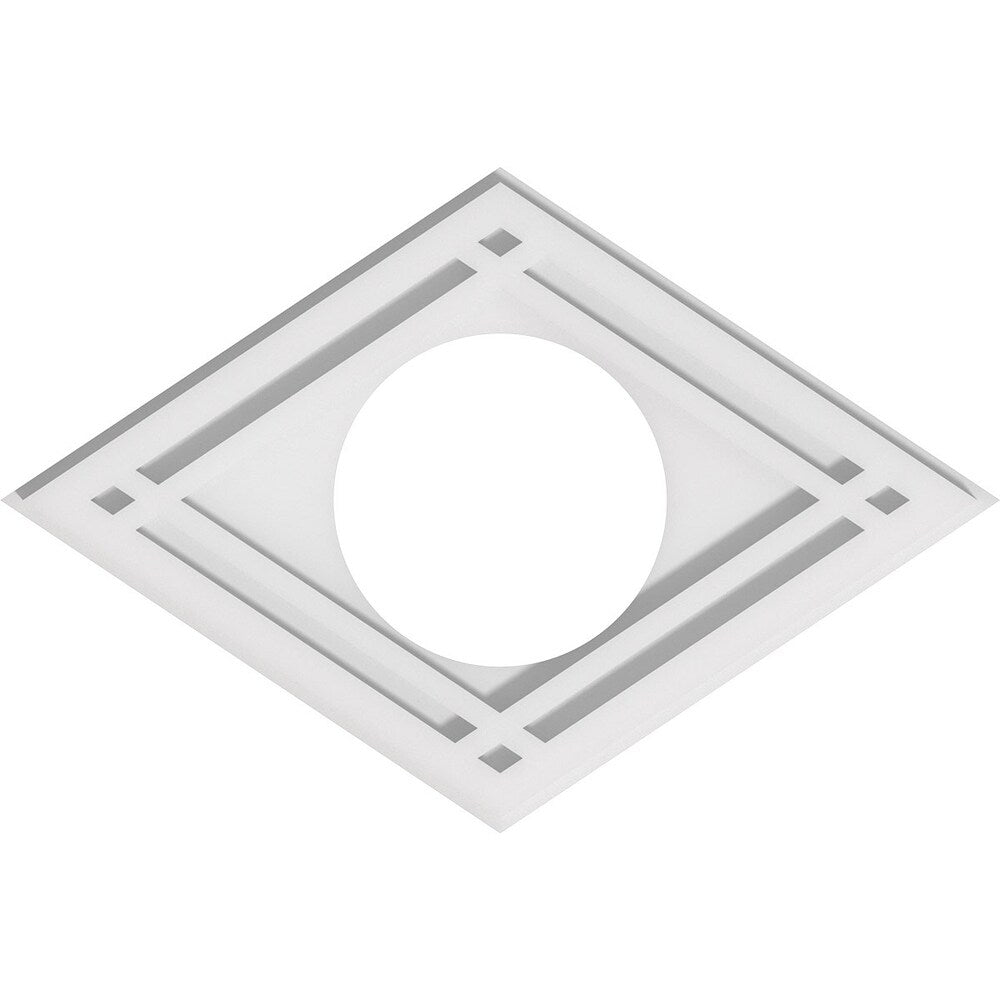 Diamond Architectural Grade PVC Contemporary Ceiling Medallion