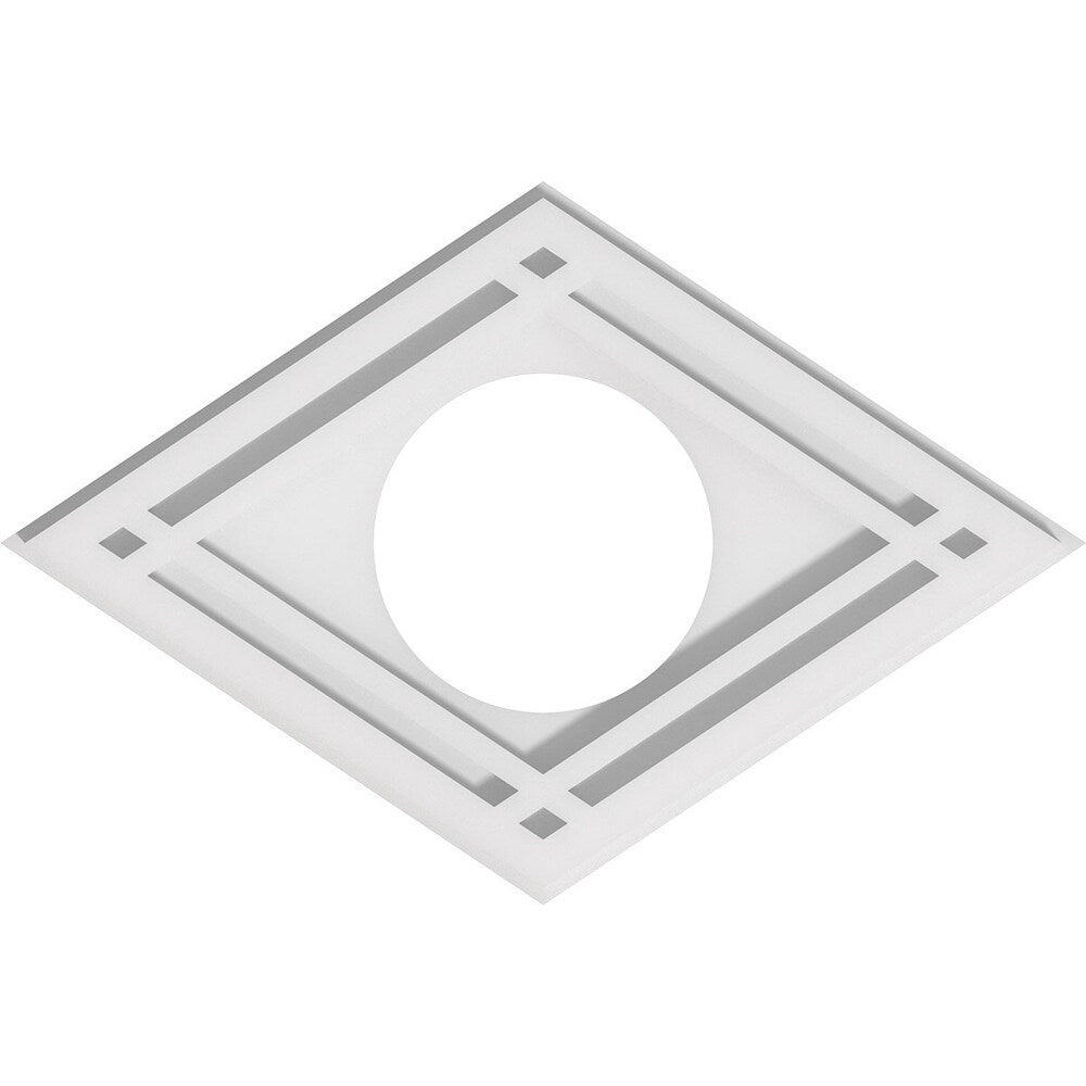 Diamond Architectural Grade PVC Contemporary Ceiling Medallion