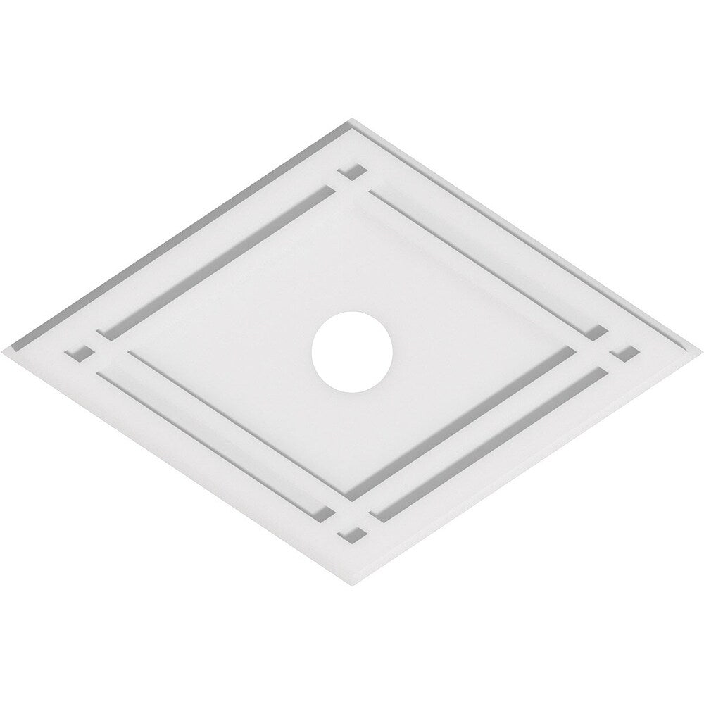 Diamond Architectural Grade PVC Contemporary Ceiling Medallion