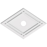 Diamond Architectural Grade PVC Contemporary Ceiling Medallion