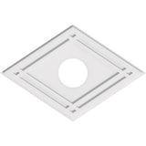 Diamond Architectural Grade PVC Contemporary Ceiling Medallion