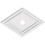Diamond Architectural Grade PVC Contemporary Ceiling Medallion