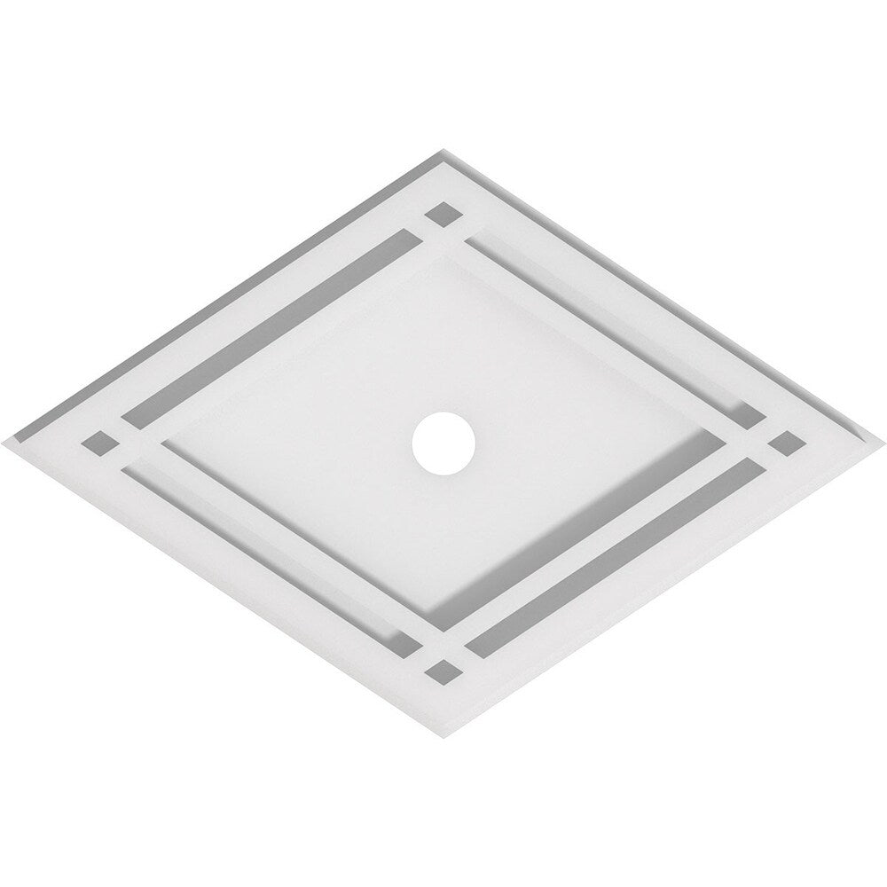 Diamond Architectural Grade PVC Contemporary Ceiling Medallion