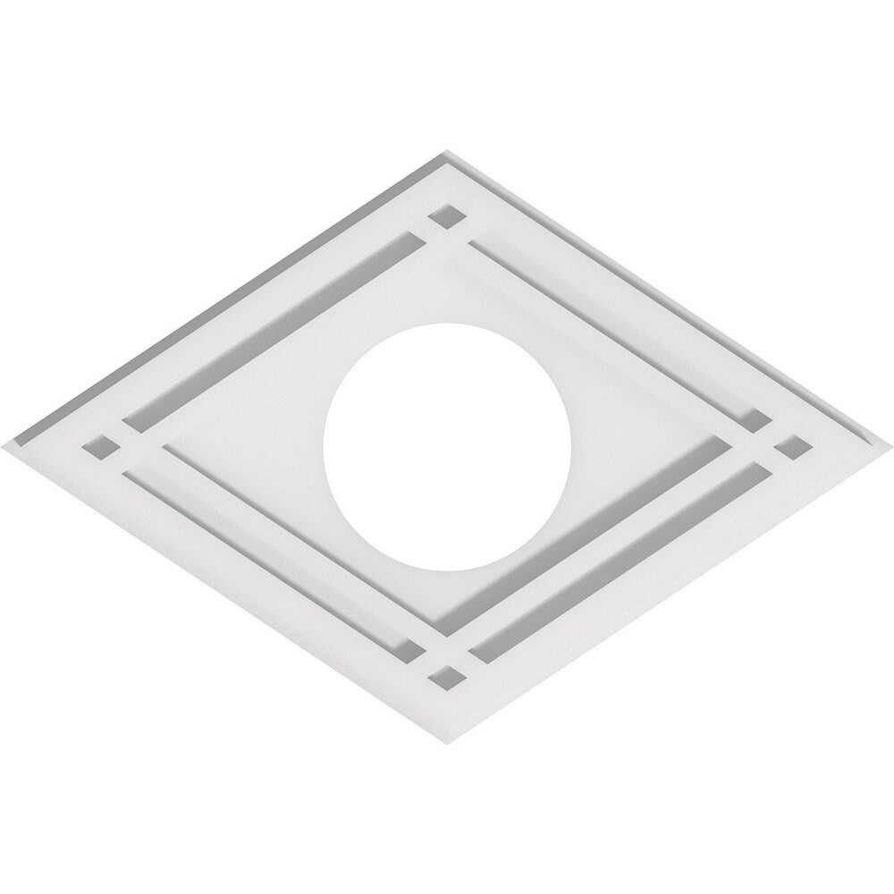 Diamond Architectural Grade PVC Contemporary Ceiling Medallion