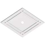 Diamond Architectural Grade PVC Contemporary Ceiling Medallion