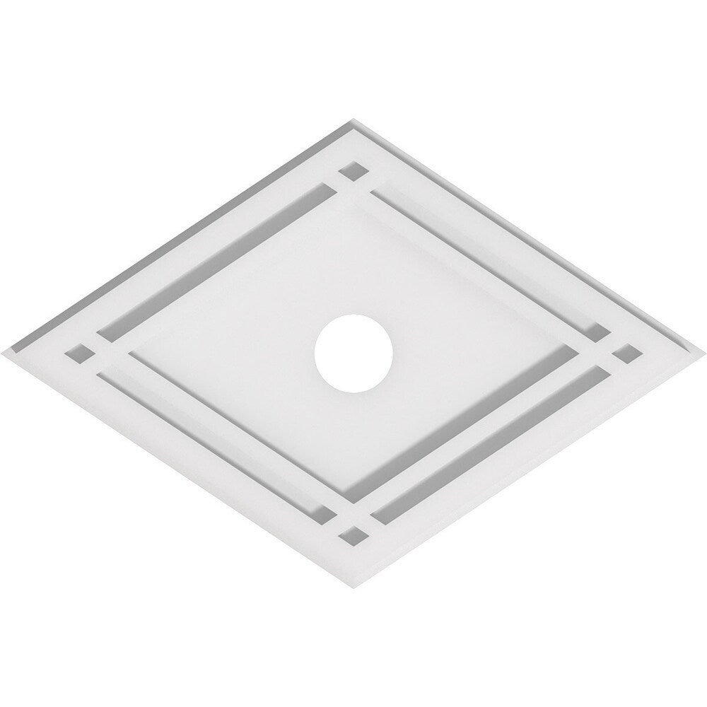 Diamond Architectural Grade PVC Contemporary Ceiling Medallion