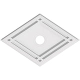 Diamond Architectural Grade PVC Contemporary Ceiling Medallion