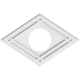Diamond Architectural Grade PVC Contemporary Ceiling Medallion