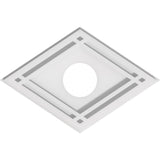 Diamond Architectural Grade PVC Contemporary Ceiling Medallion