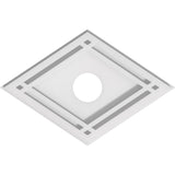 Diamond Architectural Grade PVC Contemporary Ceiling Medallion