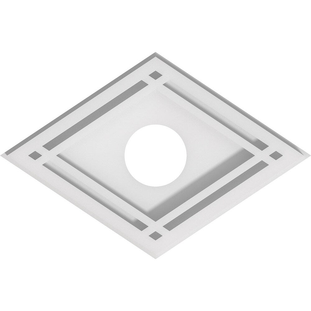 Diamond Architectural Grade PVC Contemporary Ceiling Medallion