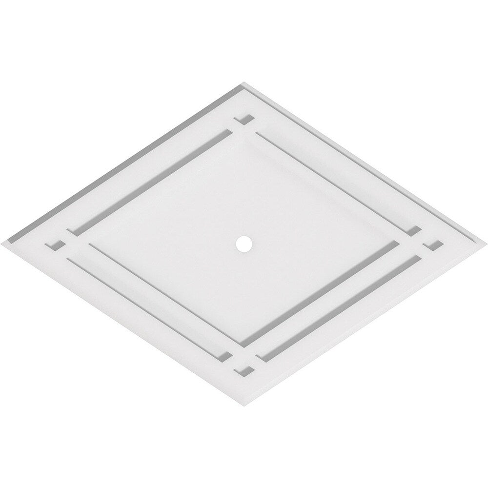 Diamond Architectural Grade PVC Contemporary Ceiling Medallion