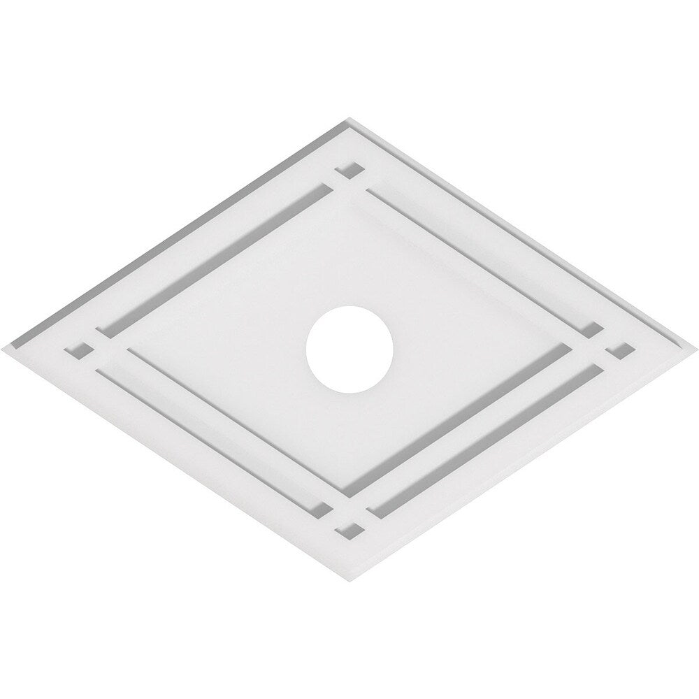 Diamond Architectural Grade PVC Contemporary Ceiling Medallion