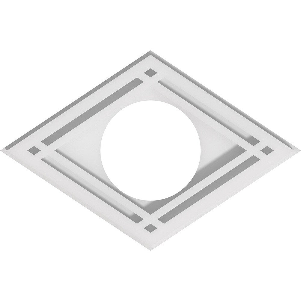Diamond Architectural Grade PVC Contemporary Ceiling Medallion