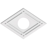 Diamond Architectural Grade PVC Contemporary Ceiling Medallion