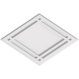 Diamond Architectural Grade PVC Contemporary Ceiling Medallion
