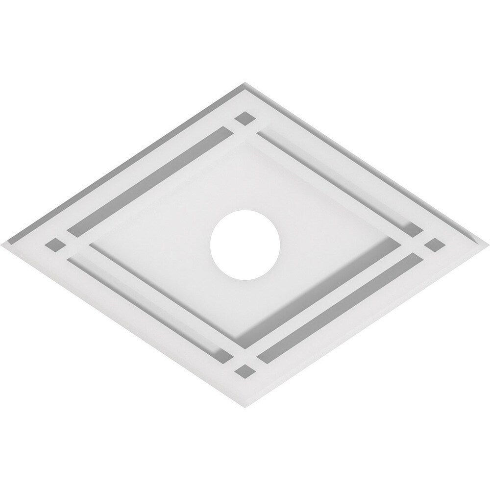 Diamond Architectural Grade PVC Contemporary Ceiling Medallion