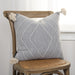 Diamond Textured Cotton Pillow Cover