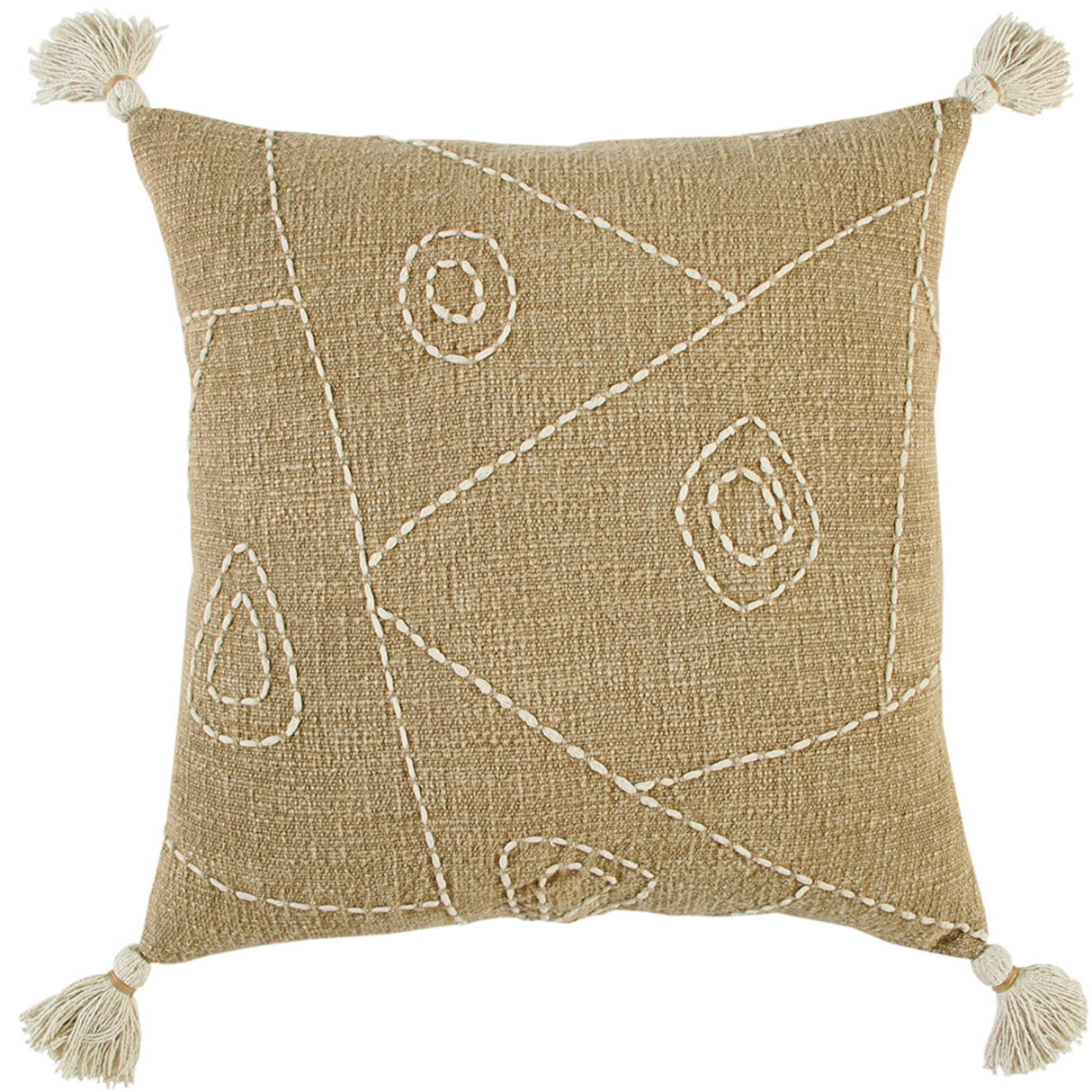 Diamond Textured Cotton Pillow Cover