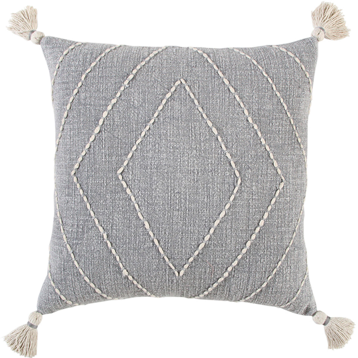 Diamond Textured Cotton Pillow Cover