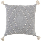 Diamond Textured Cotton Pillow Cover