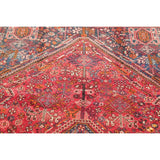 Diamond Vintage Hand Knotted Tribal Shiraz Persian Oriental Area Rug - 8'4" X 5'0"