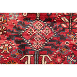 Diamond Vintage Hand Knotted Tribal Shiraz Persian Oriental Area Rug - 8'4" X 5'0"