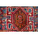Diamond Vintage Hand Knotted Tribal Shiraz Persian Oriental Area Rug - 8'4" X 5'0"
