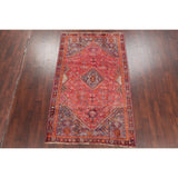 Diamond Vintage Hand Knotted Tribal Shiraz Persian Oriental Area Rug - 8'4" X 5'0"