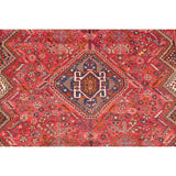 Diamond Vintage Hand Knotted Tribal Shiraz Persian Oriental Area Rug - 8'4" X 5'0"