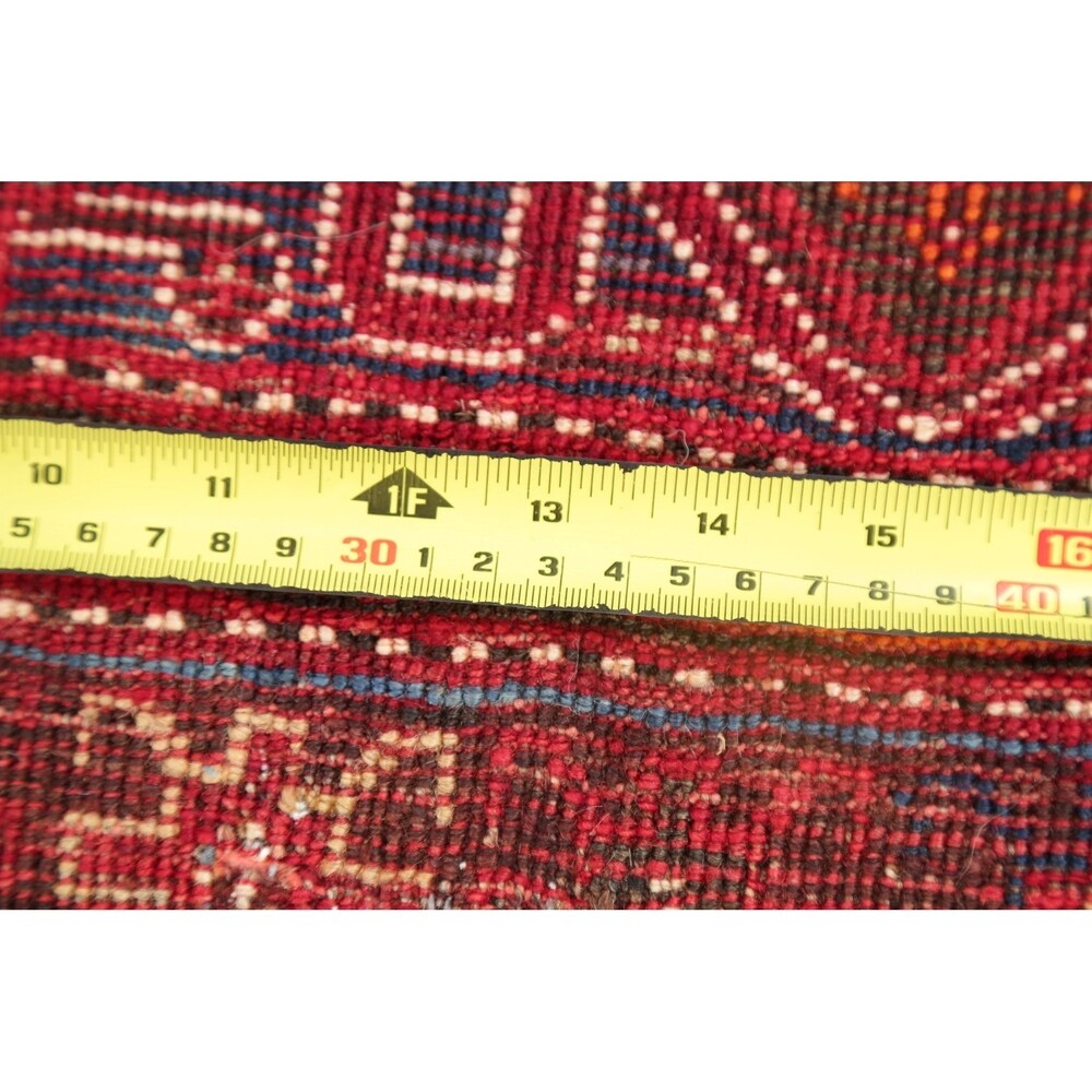 Diamond Vintage Hand Knotted Tribal Shiraz Persian Oriental Area Rug - 8'4" X 5'0"