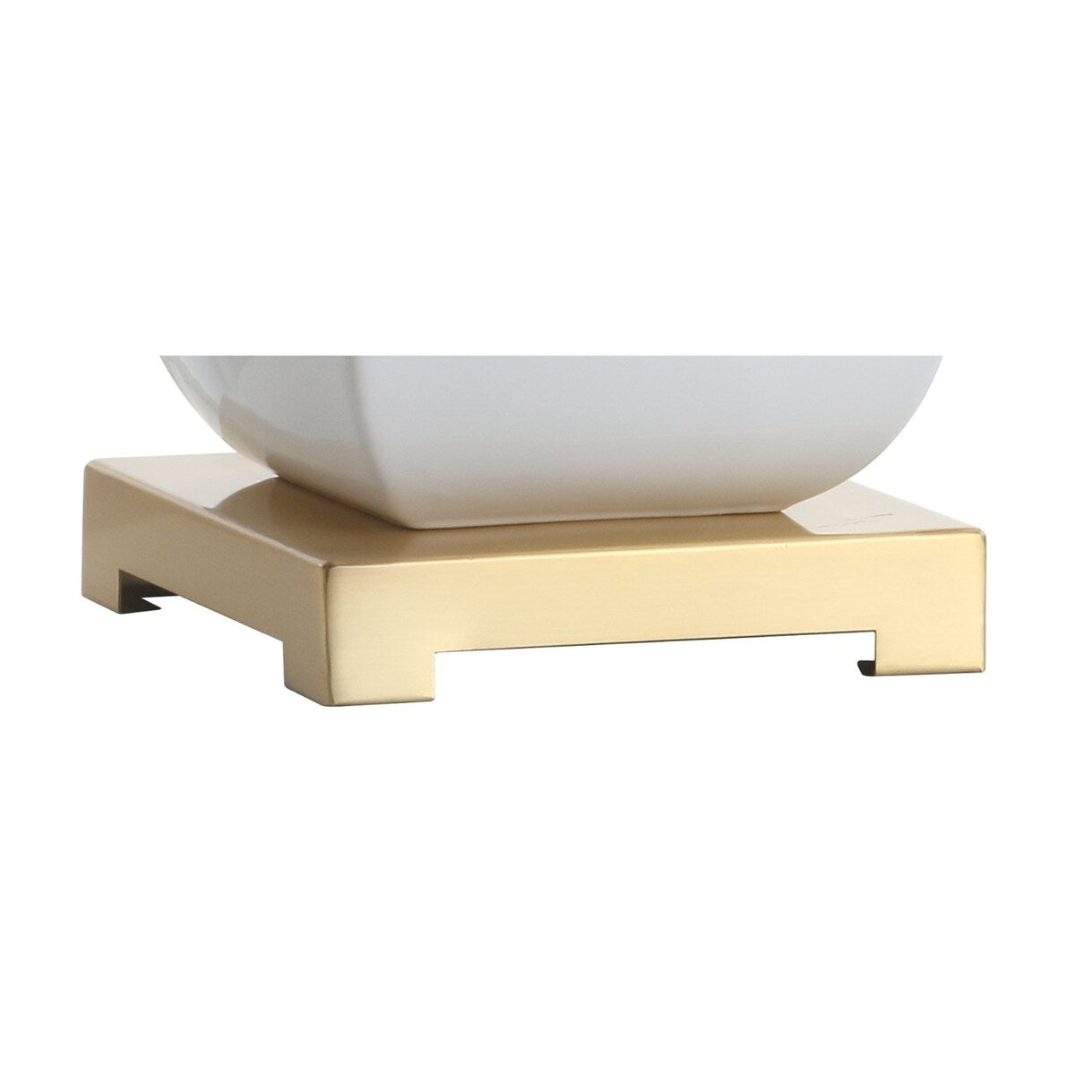 Diana 25.5" Ceramic LED Table Lamp, Navy/Gold by JONATHAN Y