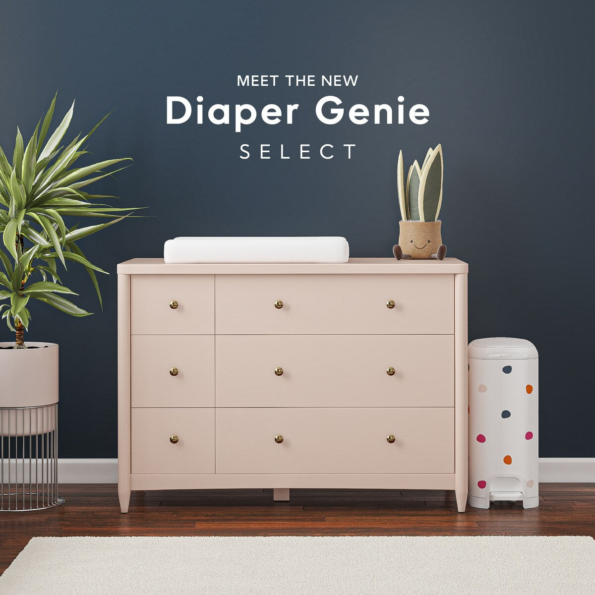 Diaper Genie Select Pail with Starter Refill