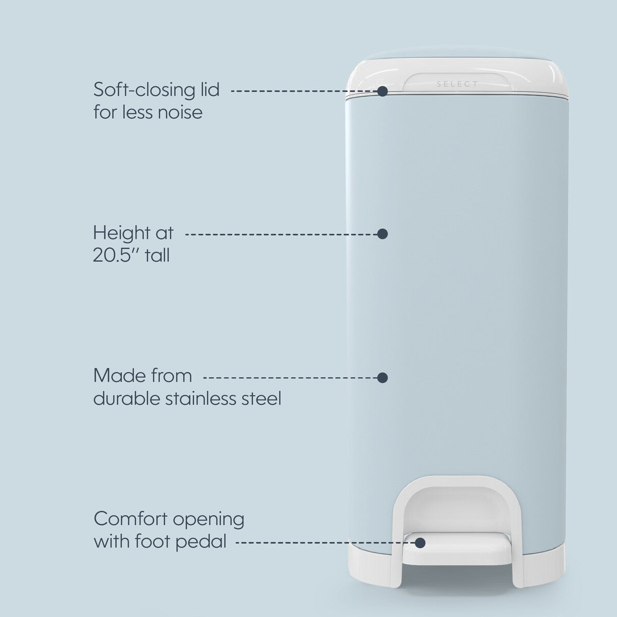 Diaper Genie Select Pail with Starter Refill