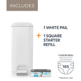 Diaper Genie Select Pail with Starter Refill