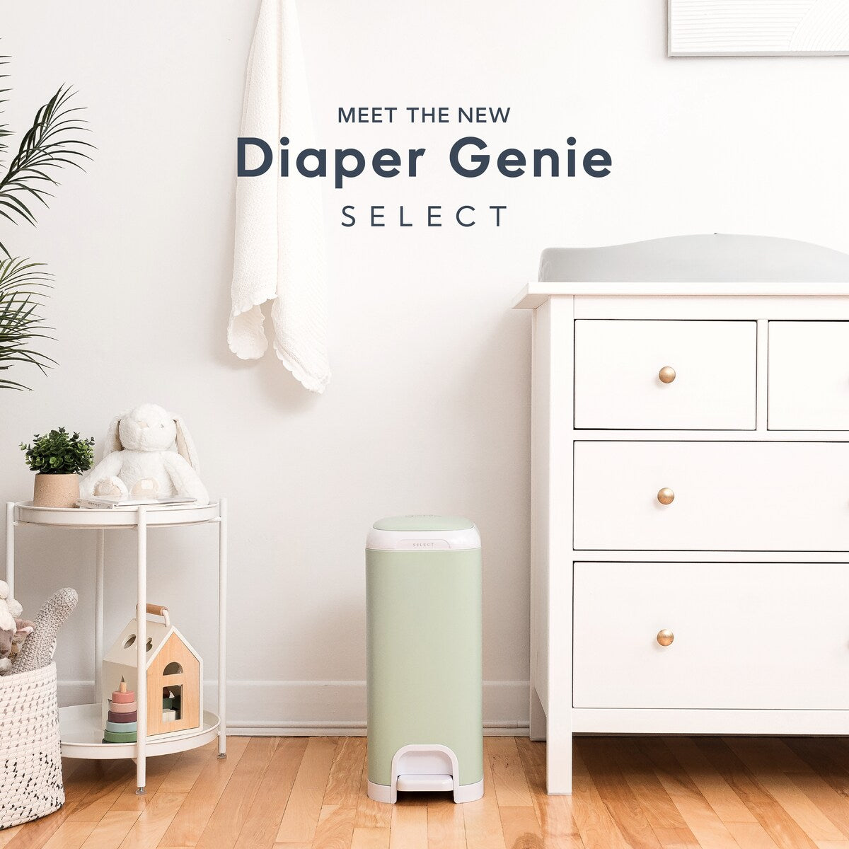 Diaper Genie Select Pail with Starter Refill