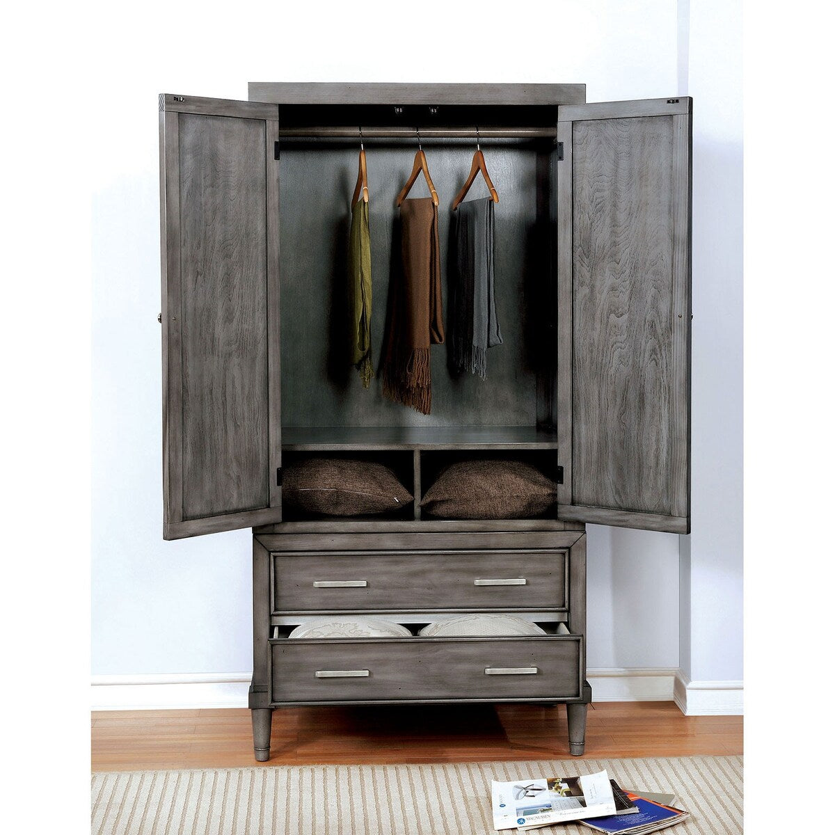 Dicci 2 Drawer Armoire
