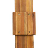 Dilan Outdoor Acacia Wood Triangle Pergola by Christopher Knight Home