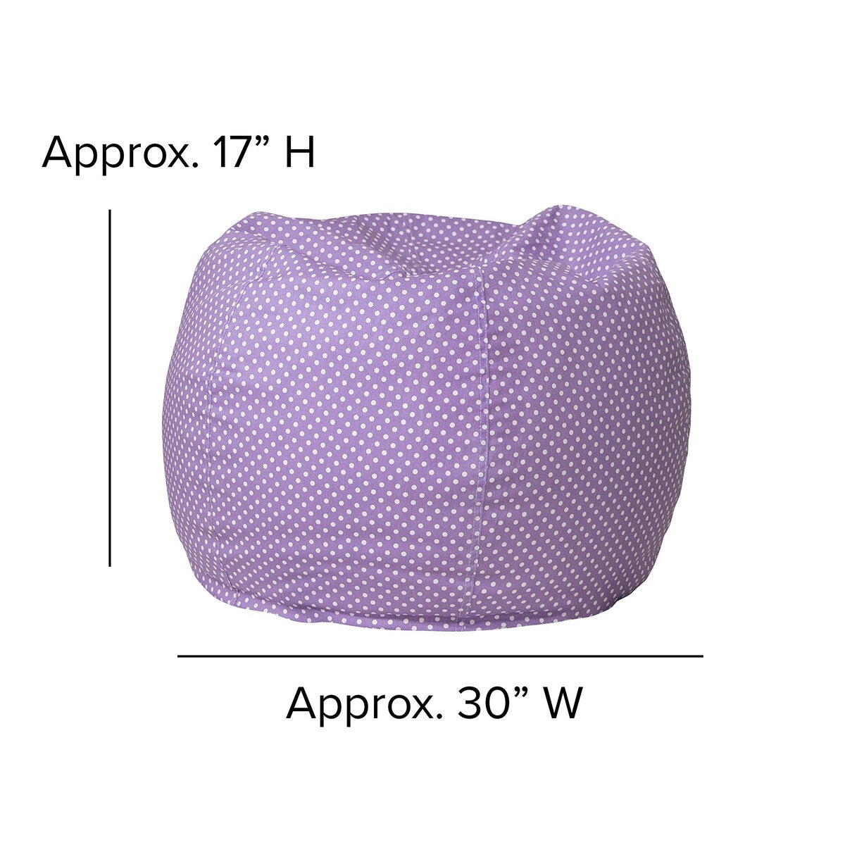 Dillon Small Bean Bag Chair for Kids and Teens, Foam-Filled Beanbag Chair with Machine Washable Cover, Camouflage