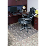 Dimex 46" x 60" Rectangle Office Chair Mat For Low And Medium Pile Carpet
