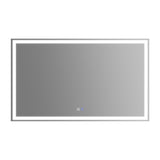 Dimmable LED Bathroom Vanity Mirror with Anti-Fog, Backlit + Front Lit