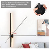 Dimmable Modern Plug in Wall Sconce Set of Two Matte Black Wall Lights(2-Pack)