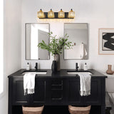 Dimmable Square Bathroom Crystal Vanity Light Wall Sconces