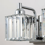 Dimmable Square Bathroom Crystal Vanity Light Wall Sconces