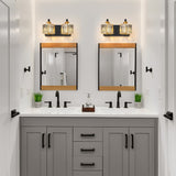 Dimmable Square Bathroom Crystal Vanity Light Wall Sconces